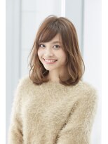 モテ！ふんわりミディアムパーマスタイル！