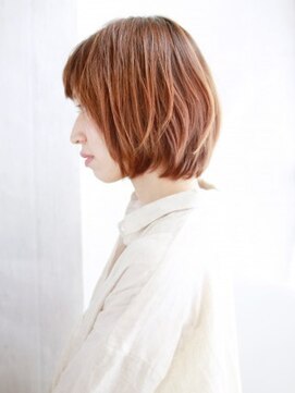 ナル 白山神社参道通り店(nalu) ★おろし流しの前髪の内巻きボブスタイル★