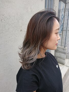 ブロック(BLOCK) シルバーグレーグラデーション