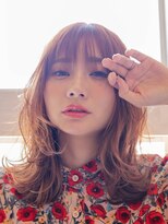 ジジ アドラーブル ヘア サロン(JiJi ADRABLE HAIR SALON)&nbsp;【JiJi】大人カジュアル　外ハネ　無造作　セミディ