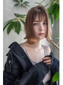 AUSTIN☆大人かわいい前髪セシルカットココアブラウンネオウルフ