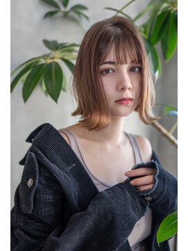 オースティン 錦糸町(AUSTIN) AUSTIN☆大人かわいい前髪セシルカットココアブラウンネオウルフ