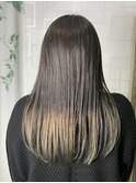 【河野有希】グレー&グレージュグラデーション