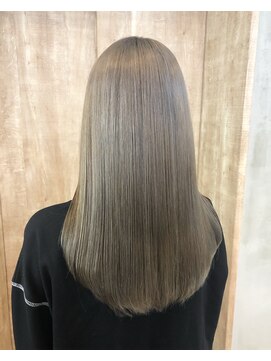 ザオフショア(THE OFF SHORE) プラチナグレージュ×髪質改善トリートメント