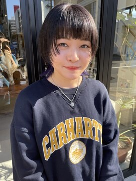 ヘアー アイス ルーチェ(HAIR ICI LUCE) ウルフカット ボブウルフ インナーカラー 担当山中