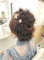 ヘアセット&メイク専門店 カスミ(Kasumi)&nbsp;ショートハーフアップ