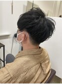 くせ毛を生かしたツーブロック
