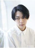 ラフサイドパートハンサムショート