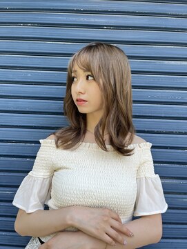 ディフィー 渋谷(defi) 小顔ミディアムレイヤー