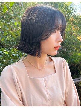 カーニバル 江古田(CARNIVAL) SOGAME-01 大人かわいい/小顔/ショートボブ/グレージュ/レイヤー