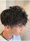メンズ刈り上げ　メンズパーマ　スパイラルパーマ＠田代6/30