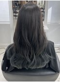 グラデーションカラー【スモーキーブルージュ】