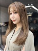 レイヤーカット 前髪 お顔周り フェイスレイヤー