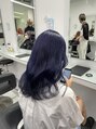 パレード 池袋(PARADE) 色落ちまで楽しめるブルーラベンダー色落ちシルバー