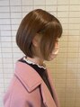 ココナ ヘア メゾンプリュス(cocona hair maison+) ショートにインナーカラーがちらり♪【天王寺 コタ COTA】