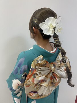 ケンジ 平塚ラスカ店(KENJE) 着物アレンジ/タイトアレンジ/成人式ヘア/袴ヘア