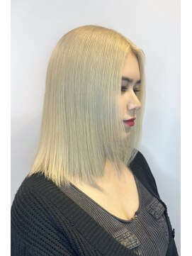 ヘアーエクステンド エフ 渋谷(f) プラチナブロンド