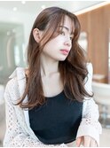 レイヤーカット美髪質改善ナチュラルカラー小顔前髪