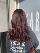 アース 上本町店(HAIR&MAKE EARTH)&nbsp;イメチェンシースルーバングオリーブベージュデジタルパーマ