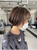 ハイライトカラー×ショートカット