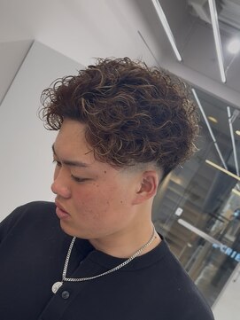 ササ 京都河原町店(33 SASA) オールバックパーマ　京都四条河原町