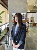 オリーブグレージュ×重め前髪×レイヤー！　iro+soiオオミダ！