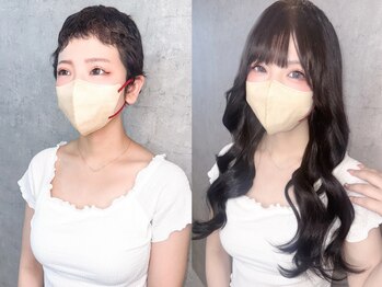 グリス(GRIZZ)の写真/《SNSで話題》最高級人毛エクステ取扱い!シールエクステ～ブレイズヘアまでオシャレ女子から圧倒的支持♪