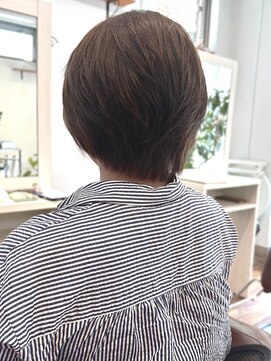 ランデ(RANDE) 白髪染め白髪ぼかし大人ショートボブ大人かわいい30代40代50代