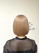 ヘアーアンドスパソシット(HAIR&SPA SOCIT)&nbsp;bob×ミルクティーベージュ