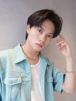 ニコ トウキョウ 渋谷(nico TOKYO)&nbsp;メンズセンターパートニュアンスパーマ毛流れ縮毛矯正刈り上げ