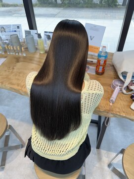 ビューブルー 亀戸錦糸町(VIEW BLUE) 美髪シアーカラー髪質改善レイヤーカット切りっぱなしボブ