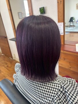 ノアサロン(Noa SALON) 大人可愛いバイオレットボブ