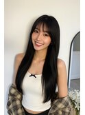 ナチュラル可愛いエクステロング8/髪質改善/ダブルカラー/韓国風