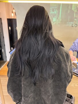 ローレン(LOREN) 透明感髪質改善ベージュダブルカラーミルクティーグレージュ