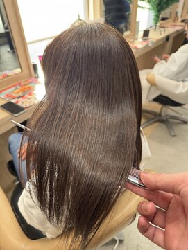 ラディシュ さがみ野(RADISH) 20代30代髪質改善透明感カラー冬カラーくすみアッシュグレージュ