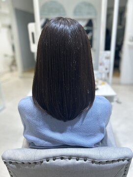 アルブル エト シミー(Arbre et chimie) クラゲヘアー/小顔に見せるヘア/ココアベージュ/東村山