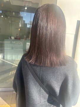 ジェムバイアルテフィーチェ(gem by artefice) ストレート×レッドブラウン