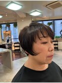 グラデーションショートボブ