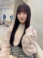 ロル キョウト(L'or Kyoto)&nbsp;ぷるん艶ストレート×透明感バング