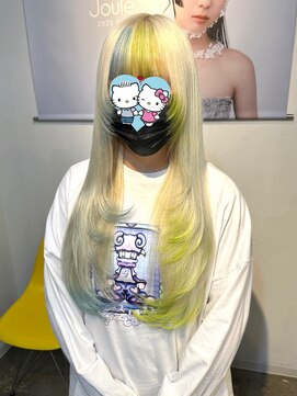 抜きっぱなしデザインカラー♪♪