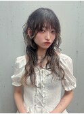 ダブルカラーケアブリーチハイライトレイヤーカット梅ヶ丘経堂