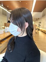 ファースト 東仙台店(first) 顔周りカット/透明感グレージュ