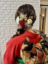 ザブックハンドサロン(The book hand salon)&nbsp;振袖×ヘアアレンジ