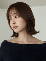リル バイ フレイムス 川口(Lilou by Frames)&nbsp;ショートボブ髪型20代30代40代50代前髪あり前髪なし面長丸顔川口