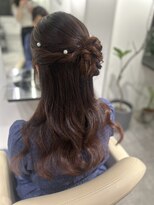 レヴリー(reverie)&nbsp;ハーフアップ/くるみちゃんヘア/編みおろし/心斎橋美容室