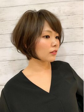 ヘアーアンドアイラッシュ ココアンジェ 福津店(CocoAnge) 大人ショートボブ