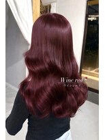 髪屋 紬 ワインレッド