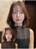 ☆春日☆ニュアンスウルフワンホンレイヤーダークブルーボブ146