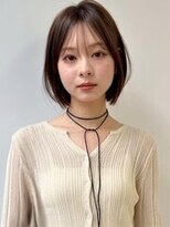 ヴェイン 渋谷(vain)&nbsp;柔らかブラウンが今っぽい！レイヤーボブカット◎