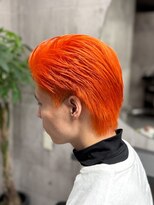 ノーン(NONE)&nbsp;オレンジカラー/メンズブリーチ/ビビットカラー